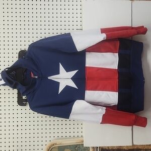 Marvel captain America hooded zip sweatshirt size medium great condition